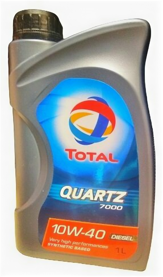 Масло дизельное полусинтетика Total Quartz Diesel 7000 10W40 1L