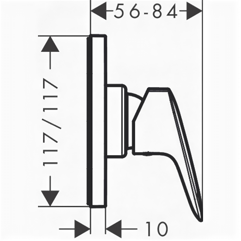 Смеситель для душа Hansgrohe Logis 71604000 .