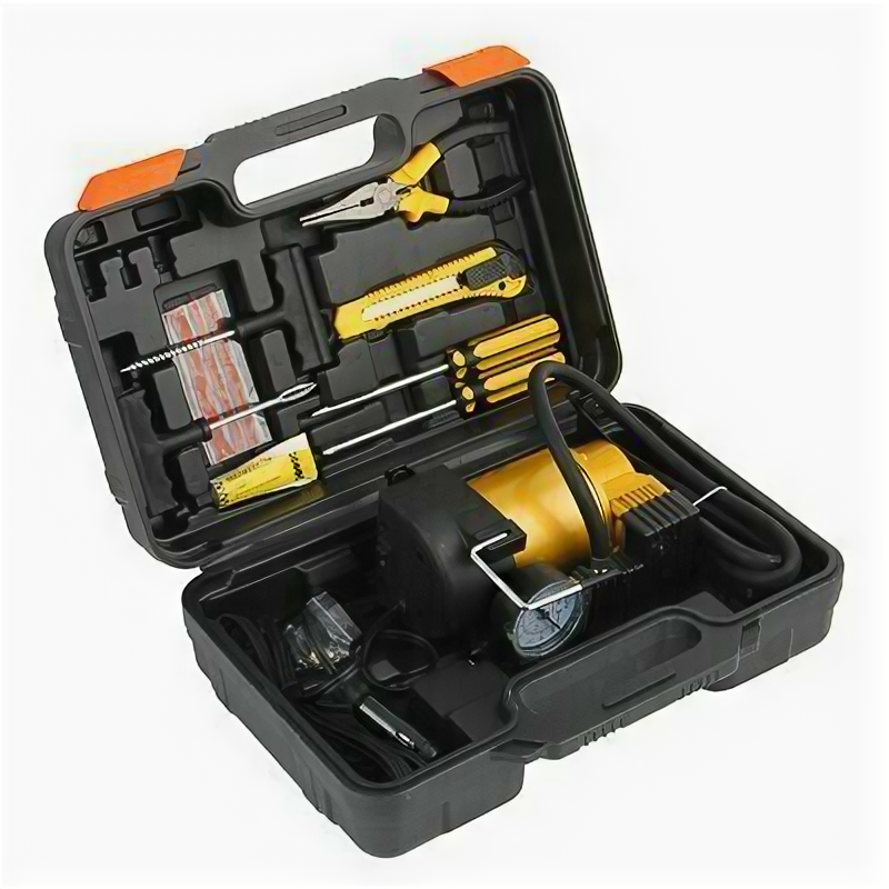 фото NG Набор 12 предметов с компрессором "Торнадо" АС-580, 35 л/мин, 150Вт 713-110