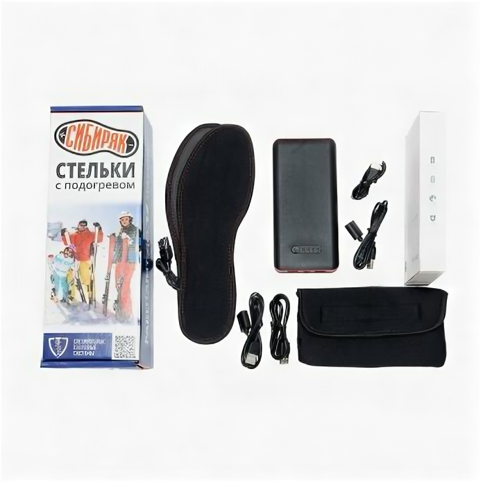 Комплект стелек с подогревом Сибиряк Универсальный плюс размер 46