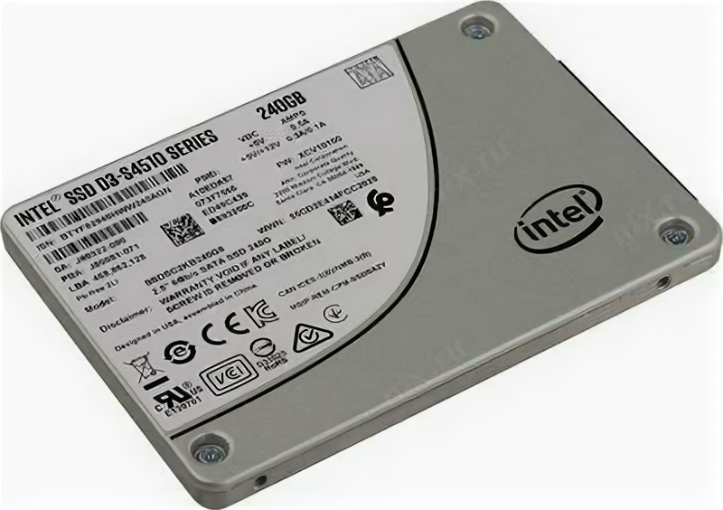 SSD 240 Gb Sata 6Gb/s Intel DC D3-S4510 Series (ssdsc2kb240g8(01)) 2.5" 3D TLC