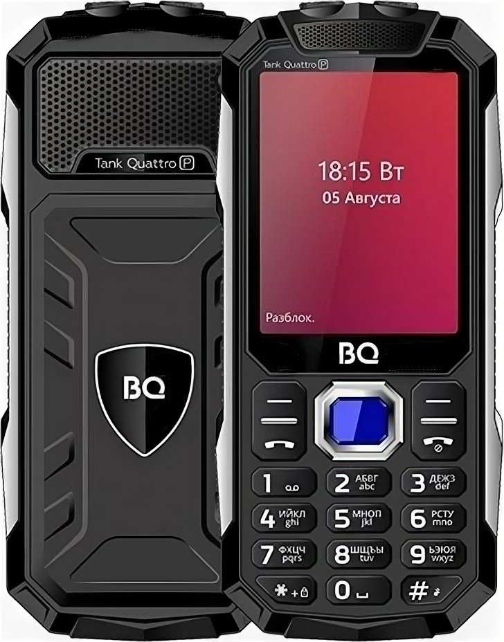 Мобильный телефон BQ 2817 Tank Quattro Power Black .