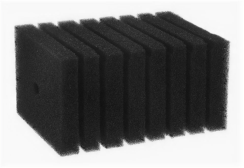 Губка для помп квадратная BARBUS, 14 х 14 х 27 см, SPONGE 013 (1 шт)