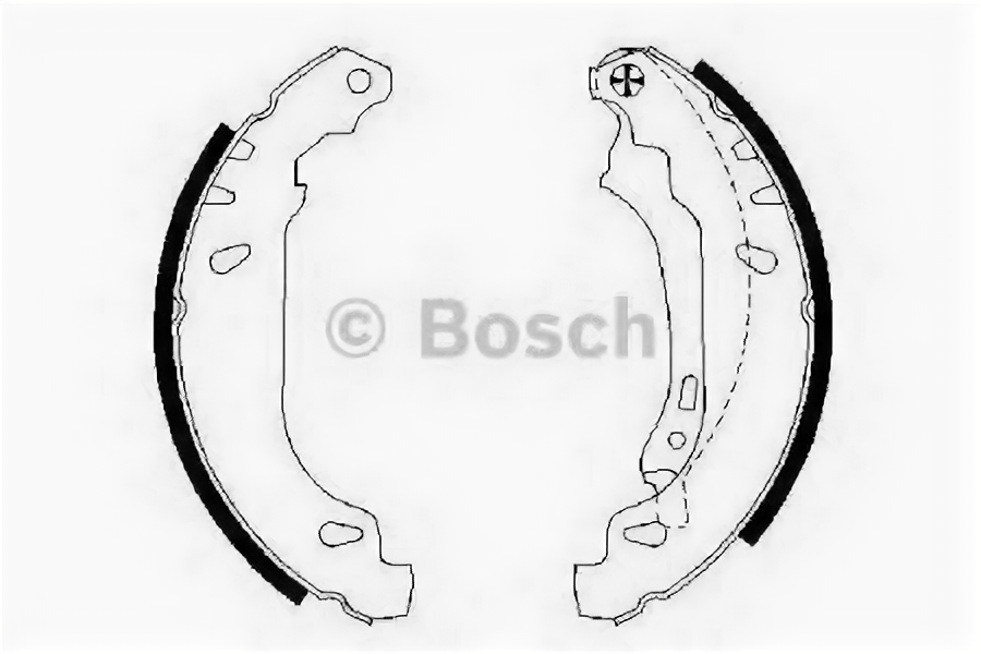 Тормозные колодки Bosch - фото №1