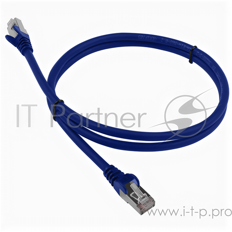 Патч-корд Lanmaster 6 категории FTP синий 1м Lan-pc45/s6-1.0-bl