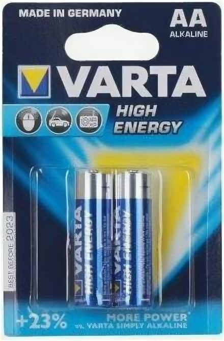 Батарейка Varta AA high energy 2шт. (04906113412)