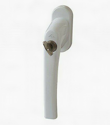 Ручка Rotoline с ключом Tilt First 37мм, 2 винта М5х45, белый RAL9016