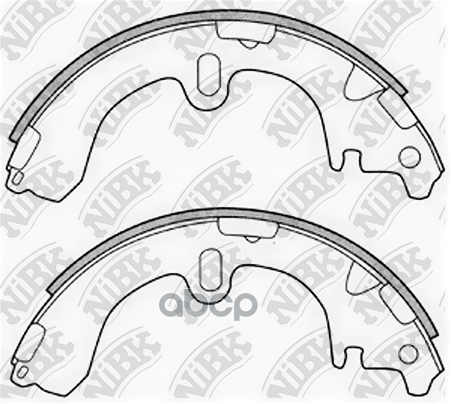 NIBK fn2285 (0404720071 / 0404720091 / 0449) колодки тормозные барабанные Toyota (Тойота) Corolla (Корола) 1.6 2000 - 2002 Toyota (Тойота) Corolla (Корола) 1.8 1998 - 2002 Toyota (Тойота)