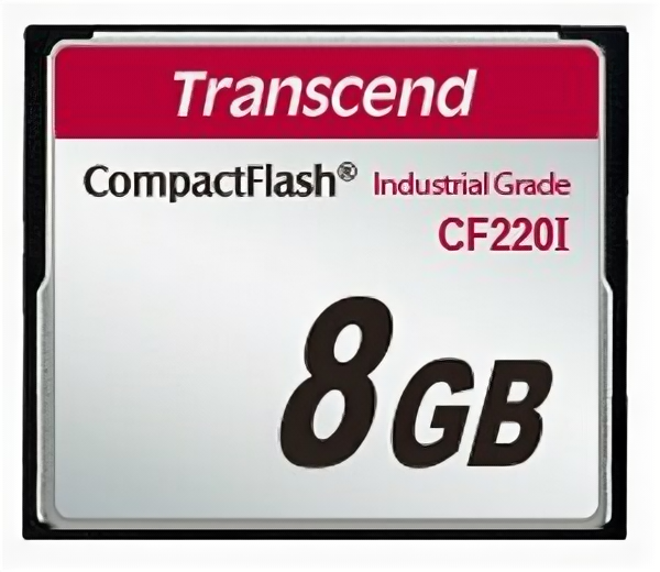 Промышленная карта памяти CompactFlash 8Gb Transcend TS8GCF220I 220x Industrial