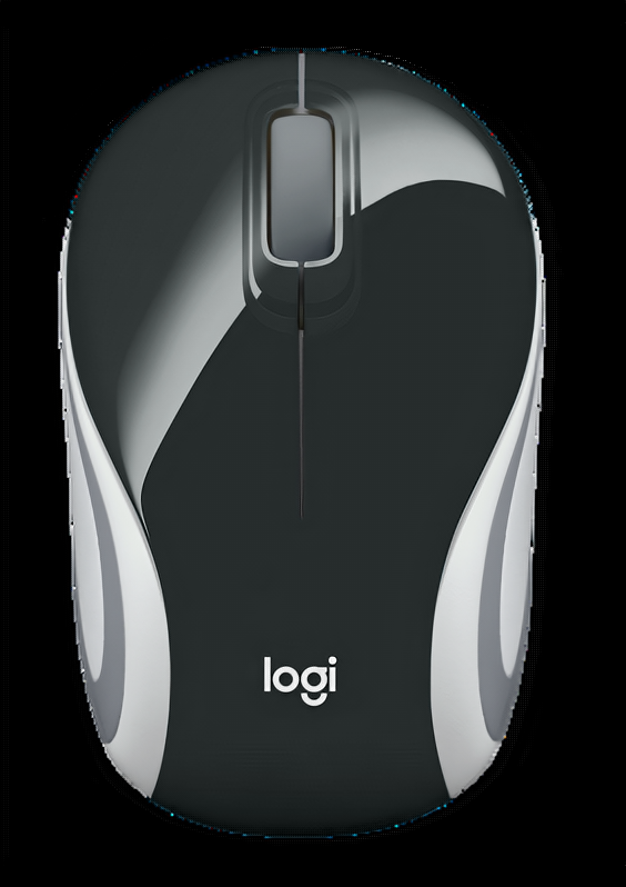 Мышь Logitech Wireless Mini Mouse M187 Black-White USB 910-002731 .