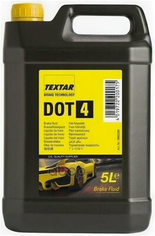 Жидкость Тормозная Textar Brake Technology Dot4 5 Л 95002300 Universal 5.0L Dot 4 Textar арт. 95002300