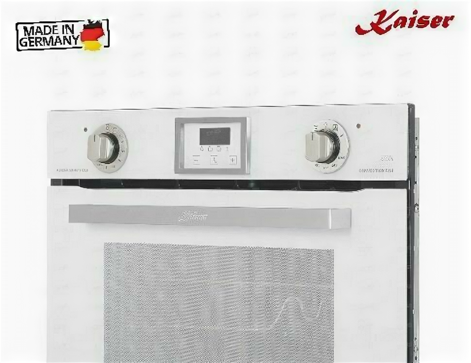 Газовый духовой шкаф 60 см Kaiser Grand Chef EG 6374 W белый - фотография № 3