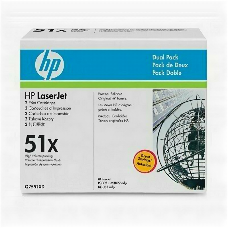 Картридж HP 51X Q7551XD