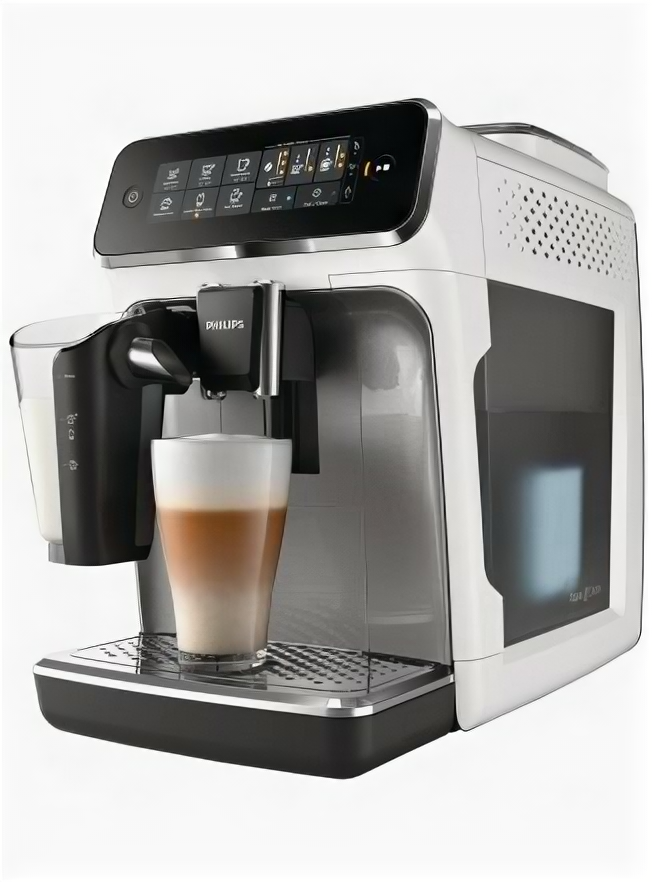 Бытовая техника Philips Кофемашина EP3243 Series 3200 LatteGo, серебристый/белый