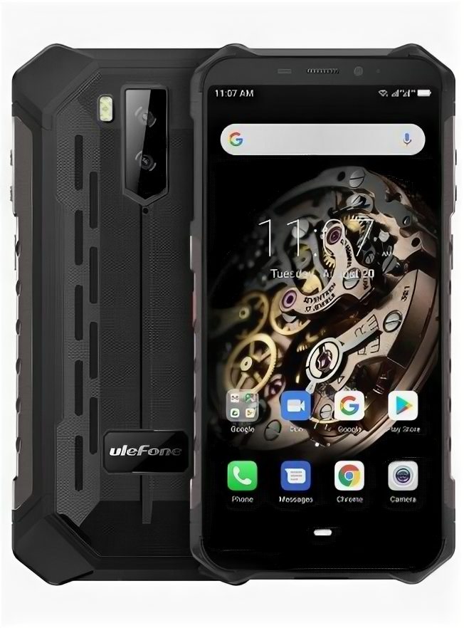 Мобильный телефон Ulefone Armor X5 3/32 ГБ, черный