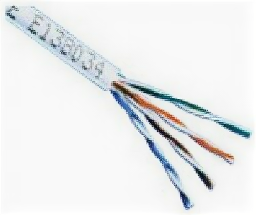 Кабель сетевой 4 Pair Cu UTP, cat.5E, 305м, 4 пары, 24AWG, 0.51мм, медь, одножильный (solid), 1 шт Noname - фото №1