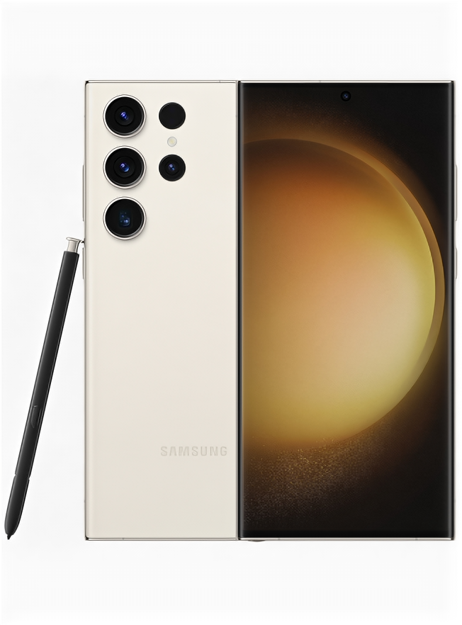 Мобильный телефон Samsung Galaxy S23 Ultra (SM-S918B) 12/1 ТБ, кремовый