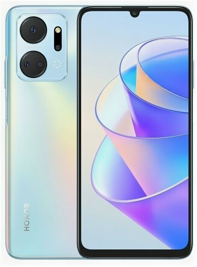 Мобильный телефон Honor X7a 4/128 ГБ, titanium silver