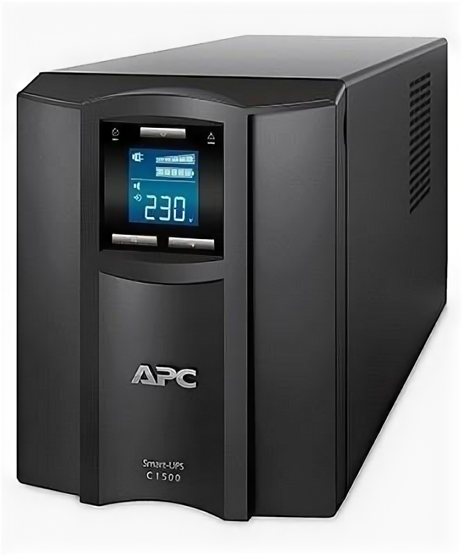 ИБП APC by Schneider Electric SMART 1500VA LCD SMC1500I, черный