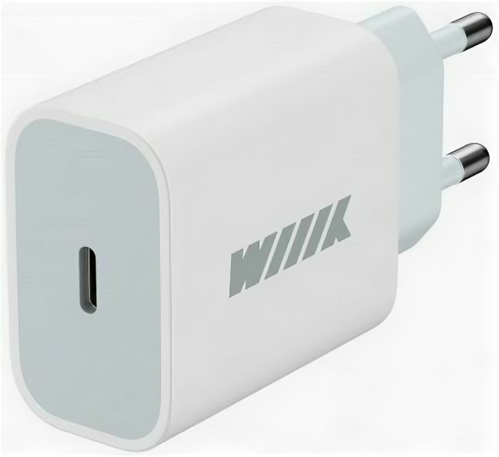 фото Зарядное устройство Wiiix Сетевое 20W 3A (PD) USB Type-C белый