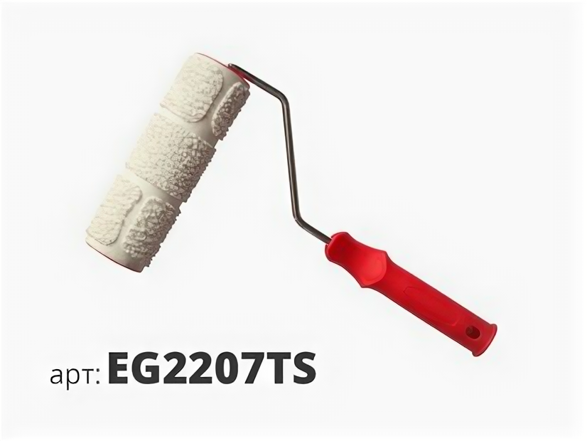 Валик декоративный резиновый жесткий STMDecor EG TS (18см) кирпич лофт 2 EG2207TS