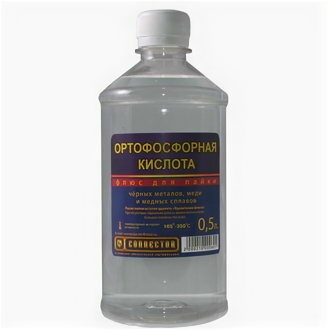 Флюс паяльный кислота ортофосфорная 0.5л (CONNECTOR)