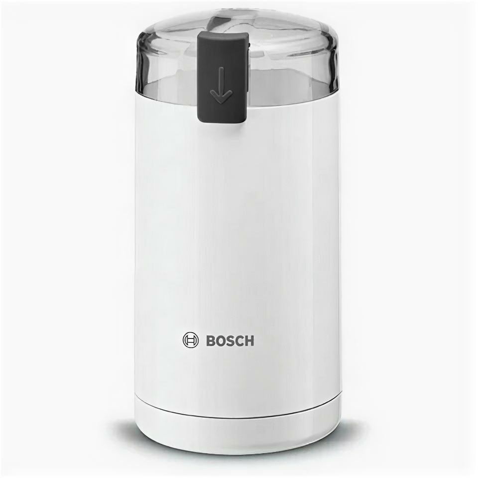 Кофемолка BOSCH TSM6A011W/MKM6000, мощность 180 Вт, вместимость 75 г, пластик, белая