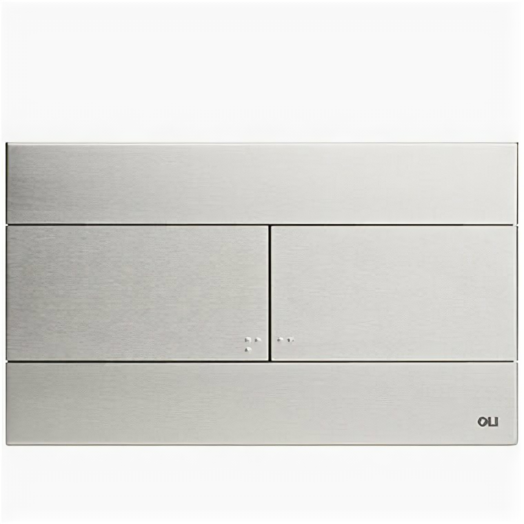 Кнопка для инсталляции Oli Slim Inox 057141 хром матовый