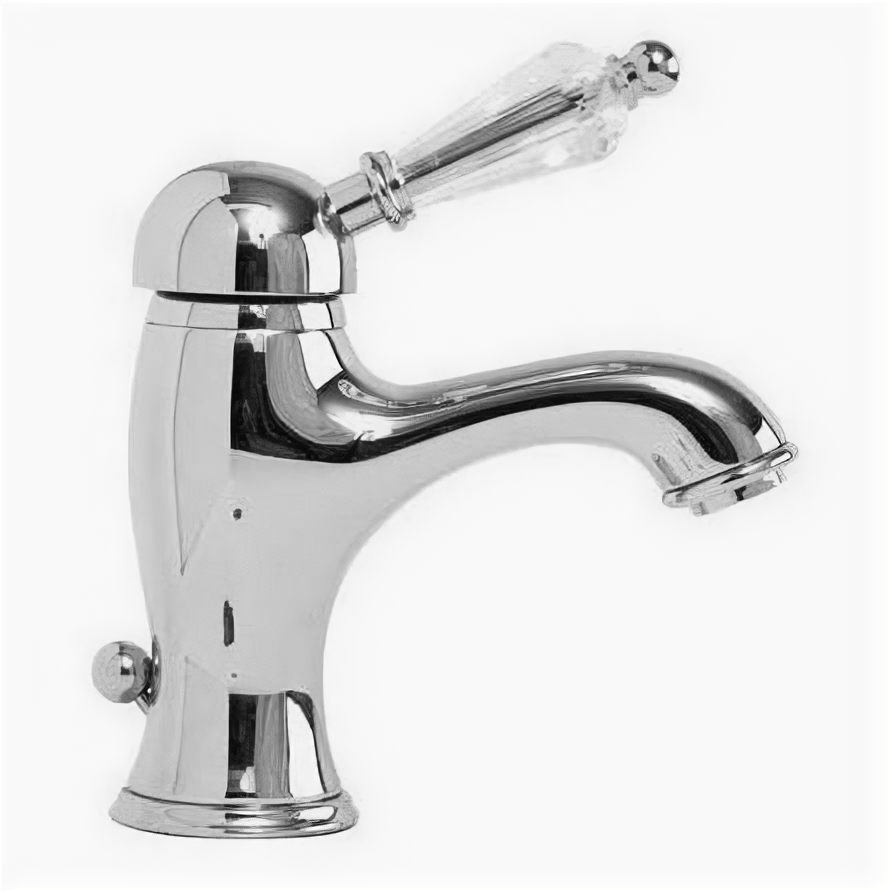 Смеситель для раковины Cezares Vintage хром, ручки Swar (VINTAGE-LSM1-01-Sw)