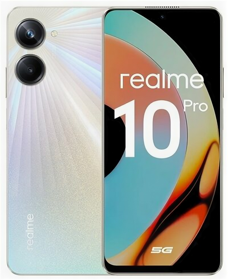 Смартфон realme 10 Pro 5G 8/256 ГБ CN золотистый