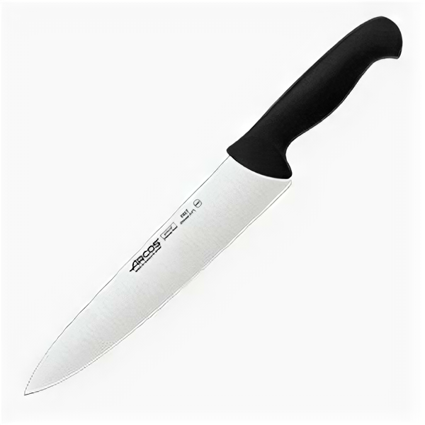 Нож поварской «2900» L=38.7/25 см черный ARCOS 292225