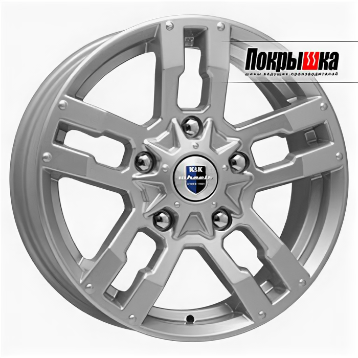 Диски K&K Штокман (сильвер)(КС723) 6.0х16/5х139.7 D98.0 ET40.0