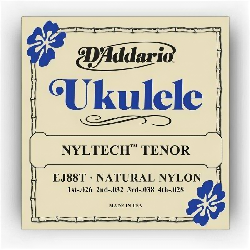 D'ADDARIO EJ88T SET SET TENOR NYLTECH UKULELE комплект струн для укулеле тенор, нейлон