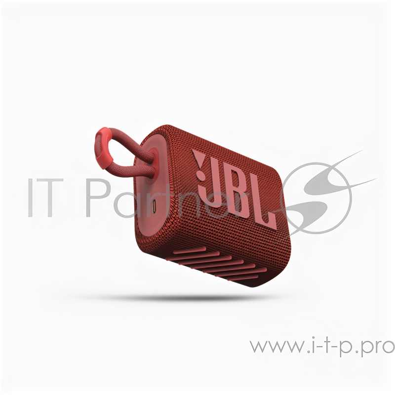 Динамик JBL Портативная акустическая система JBL GO 3, красный Jblgo3red .