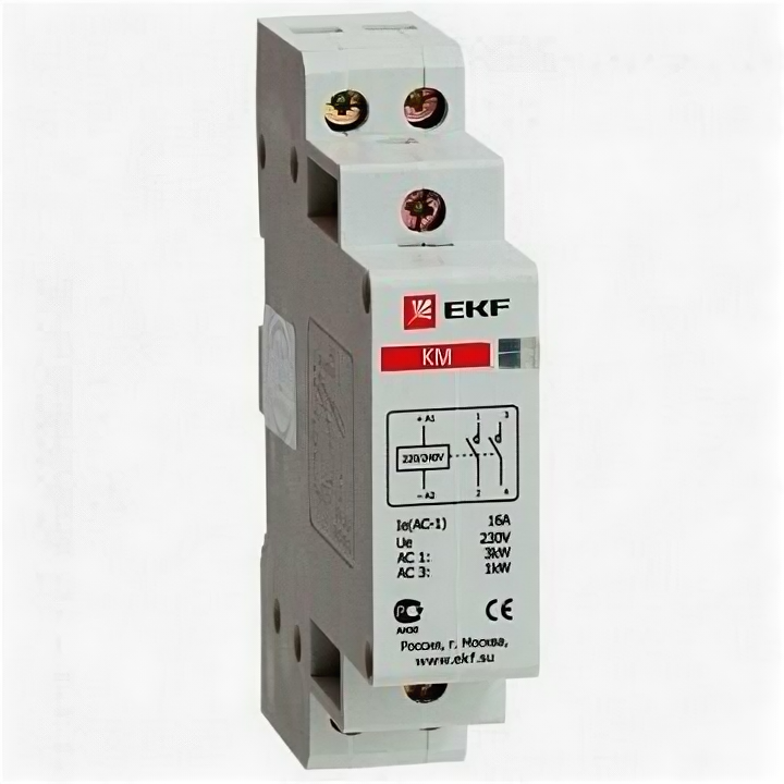 Модульный контактор КМ 3P 40А 400/230 AC km-3-40-41 EKF