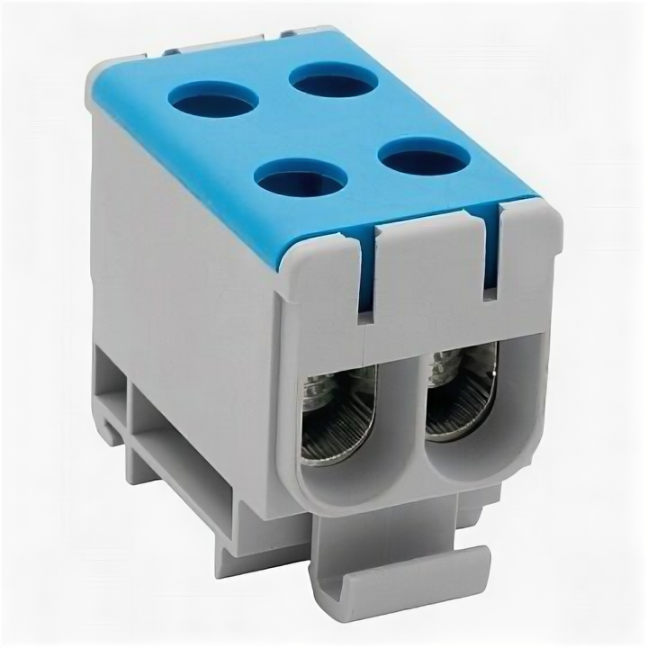 фото Проходная клемма с винтовым зажимом КСВ 50мм.кв, синий, plc-kvs2-16-50-blue plc-kvs2-16-50-blue EKF (2шт.в упак.)