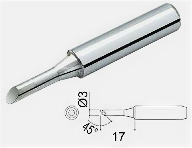 Жало для паяльника Quick QSS960-T-3CF