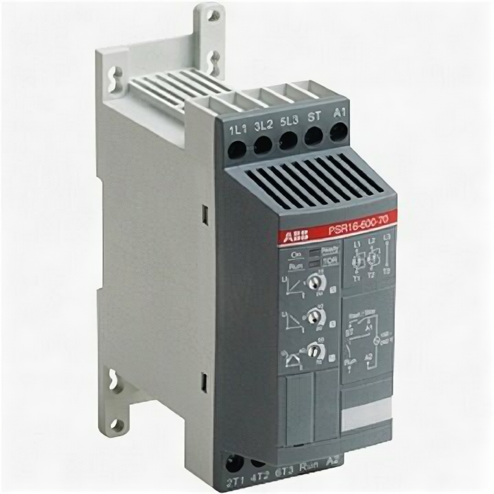 Софтстартер PSR16-600-70 75кВт 400В (100-240В AC) | код. 1SFA896107R7000 | ABB ( 1шт. )