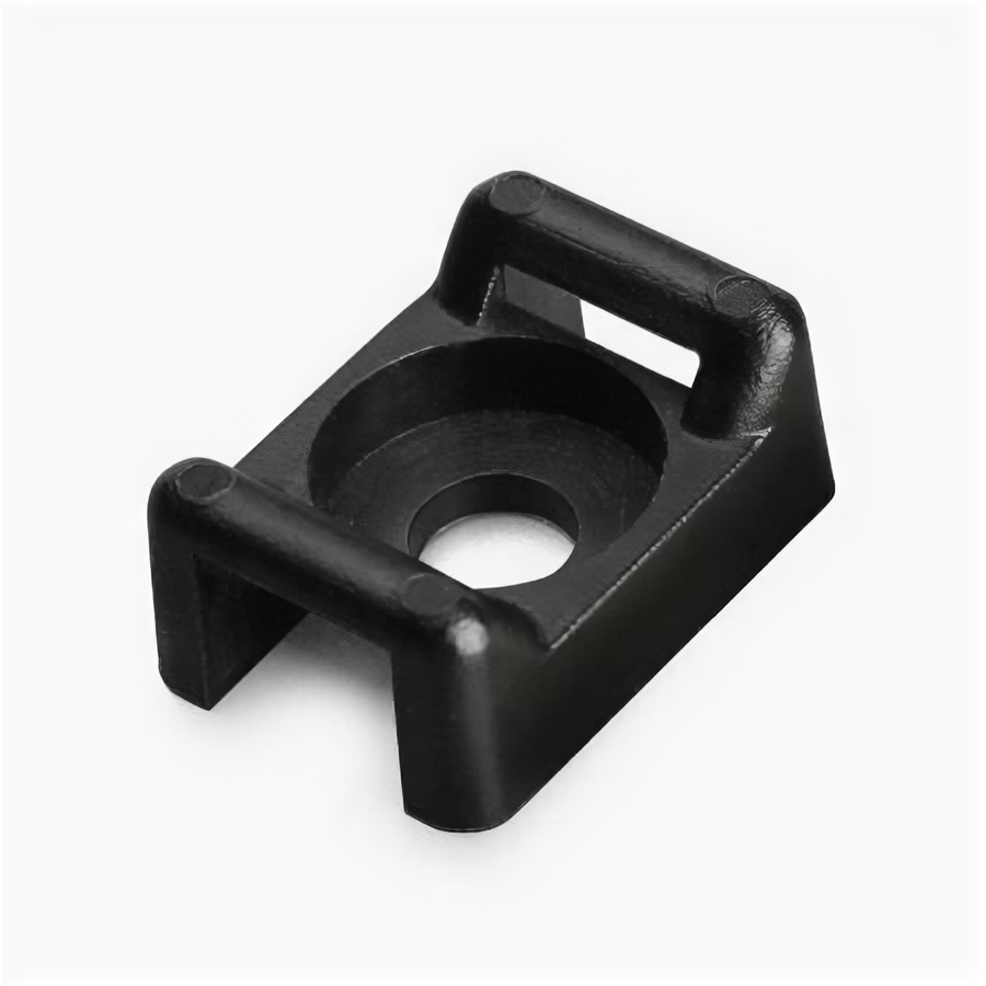 Площадка монтажная под винт ПМО 15х10 (ч) (100шт.) (Fortisflex) | код 62452 | КВТ ( 3 упак.)