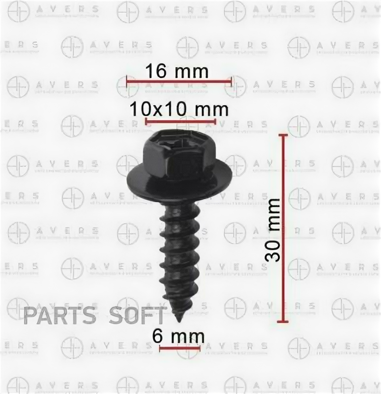 фото Саморез AVERS 9015960215 | цена за 1 шт