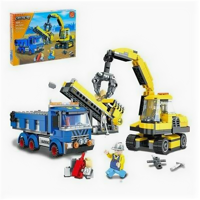 Конструктор Строительная бригада, 494 детали Ausini 3548645 .