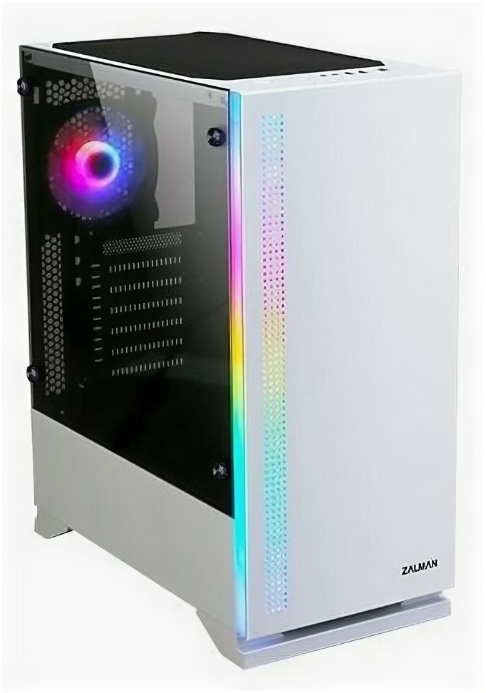 Zalman Корпус Miditower Zalman S5, ATX, белый (без БП)