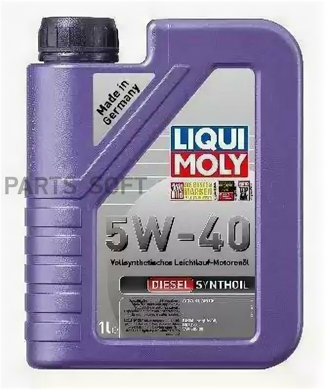 Синтетическое моторное масло Diesel Synthoil 5w40 1л LIQUI MOLY / арт. 1340 - (1 шт)