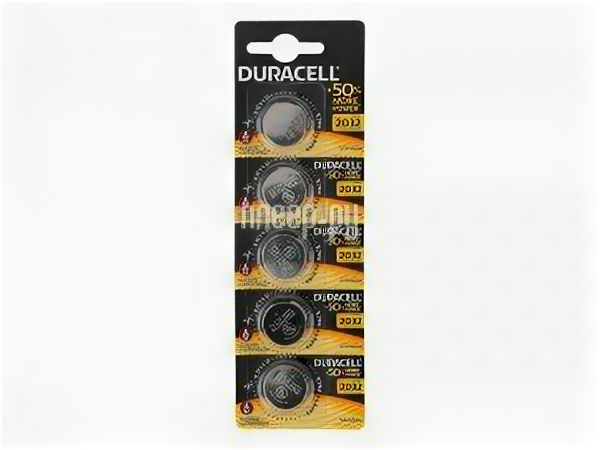 CR2032 - Duracell DR Cr2032/5bl EU (5 штук) .