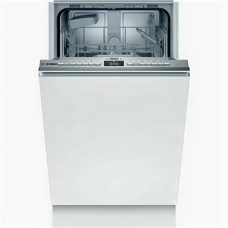 Машина посудомоечная встраиваемая 45 см Bosch SPV4EKX60E - фотография № 1