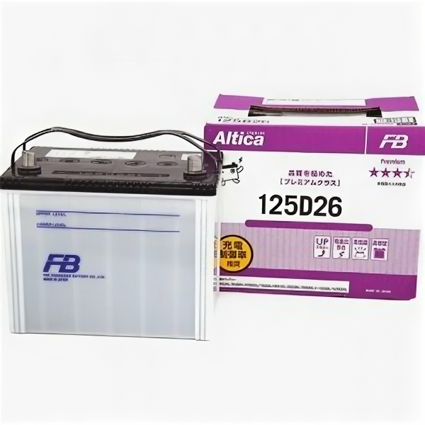 Аккумулятор автомобильный FB Altica Premium 6СТ-85 прям. (125D26R) 261x173x225