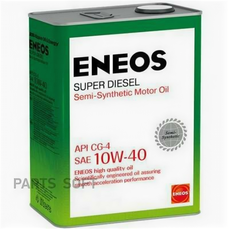 ENEOS Super Diesel 10W40 (4L)_масло моторн.! полусинт.\API CG-4 ENEOS / арт. OIL1328 - (1 шт)