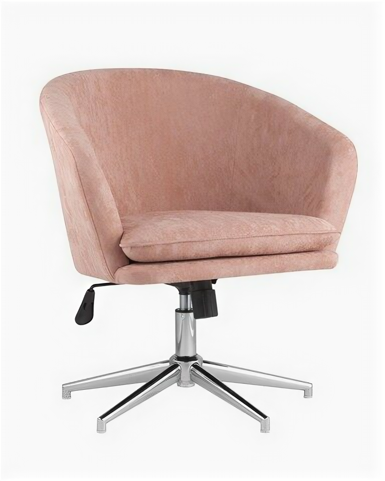Кресло STOOL GROUP Харис, 72 x 64 см, обивка: искусственная замша, цвет: пыльно-розовый Hoff - фото №10
