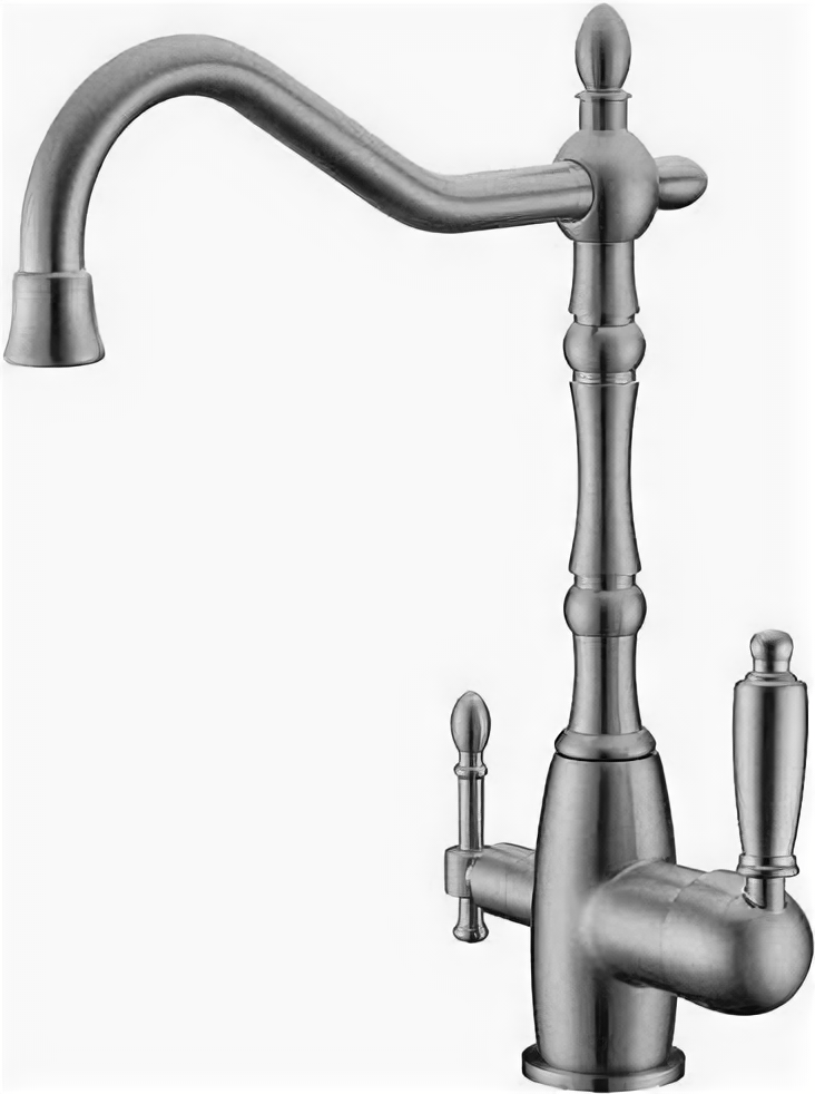 смеситель Zorg Смеситель Zorg Sanitary ZR 312 YF-33-satin для кухонной мойки