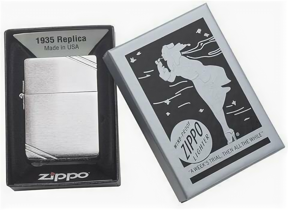 Zippo 1935 Replica зажигалка бензиновая